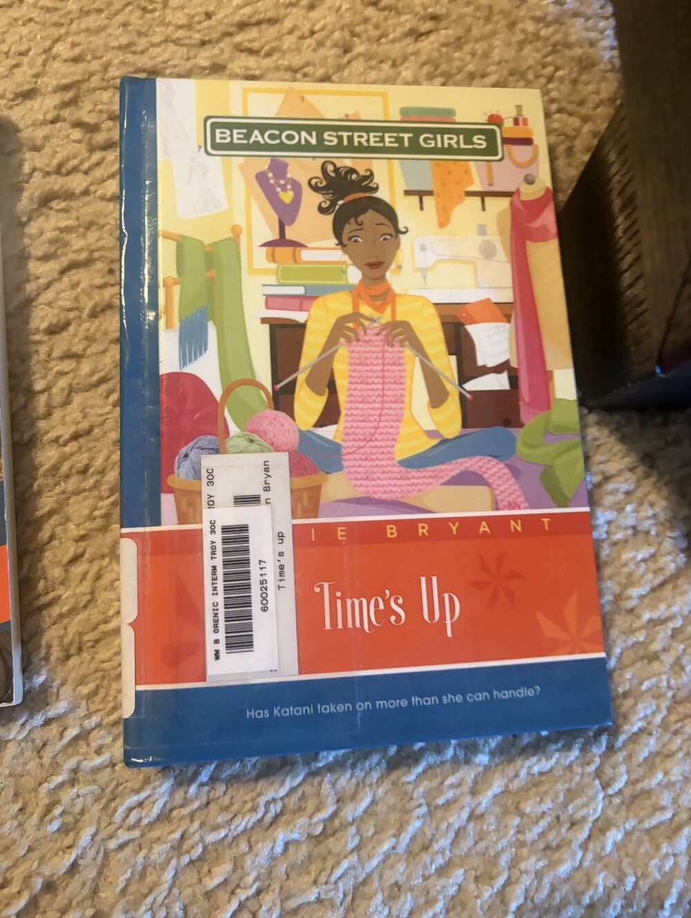 Beacon Street Girls "Time's Up" Book By Anne Bryant